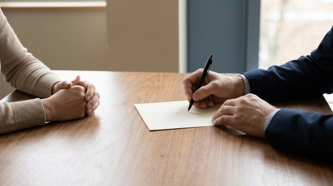  Soruşturmacı tek boş kâğıda not alırken akademik personel karşısında ifade veriyor.